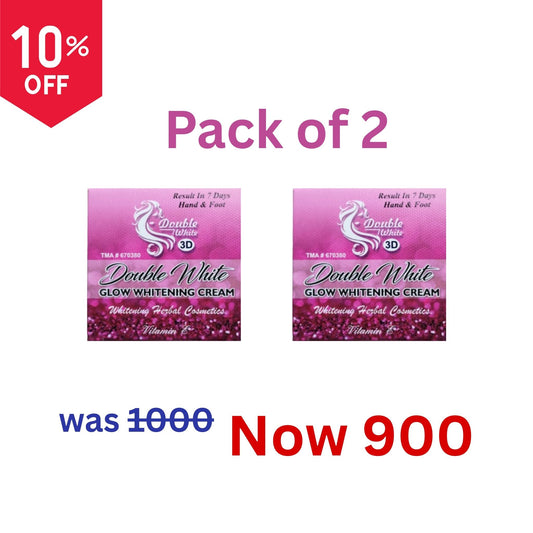 Double White Hand & Foot Whitening Cream – Pack of 2