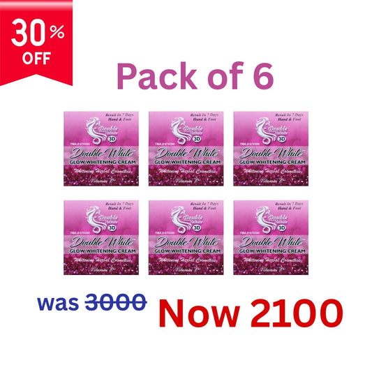 Double White Hand & Foot Whitening Cream – Pack of 6