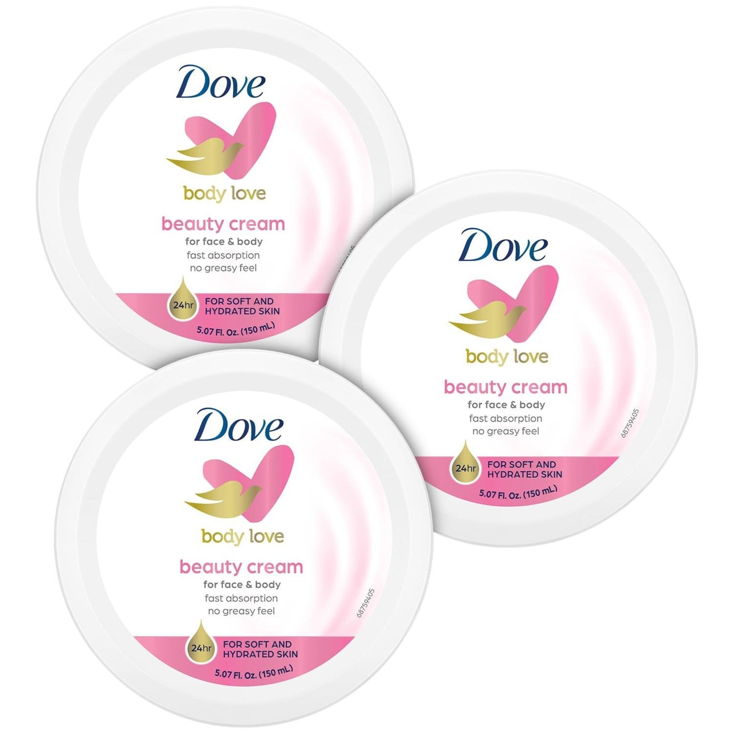 Dove Body Love Beauty Cream for Face & Body (150ml)