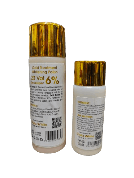Gluta White Skin Polish with 24K Gold Whitening Student Pack