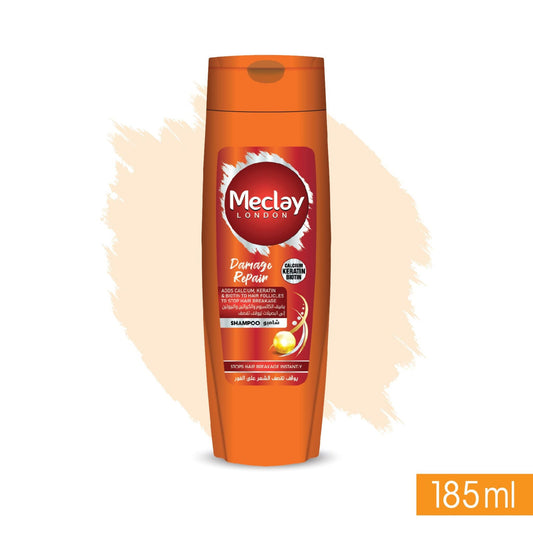 Meclay Damage Repair Shampoo for Weak, Damaged Hair - 185ml