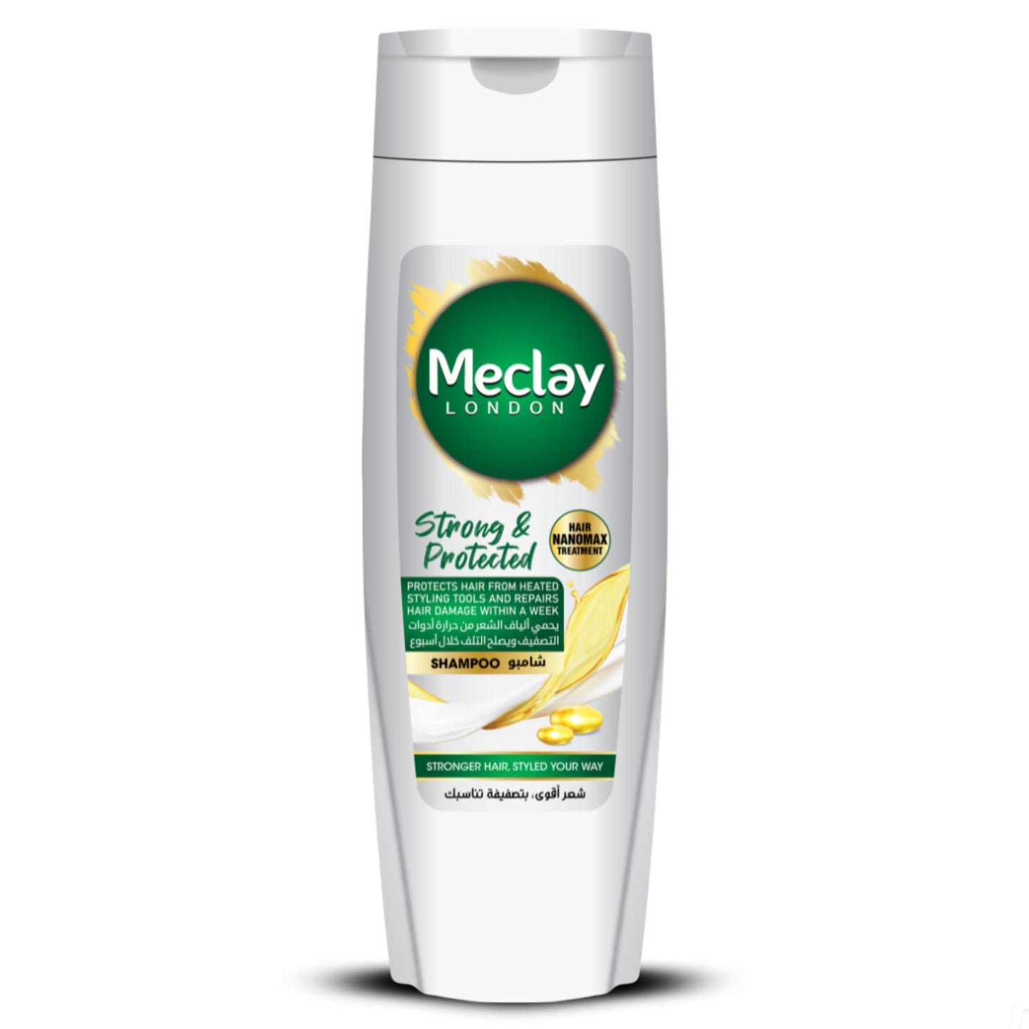 Meclay Strong & Protected Shampoo for Heat-Styled Hair - 185ml
