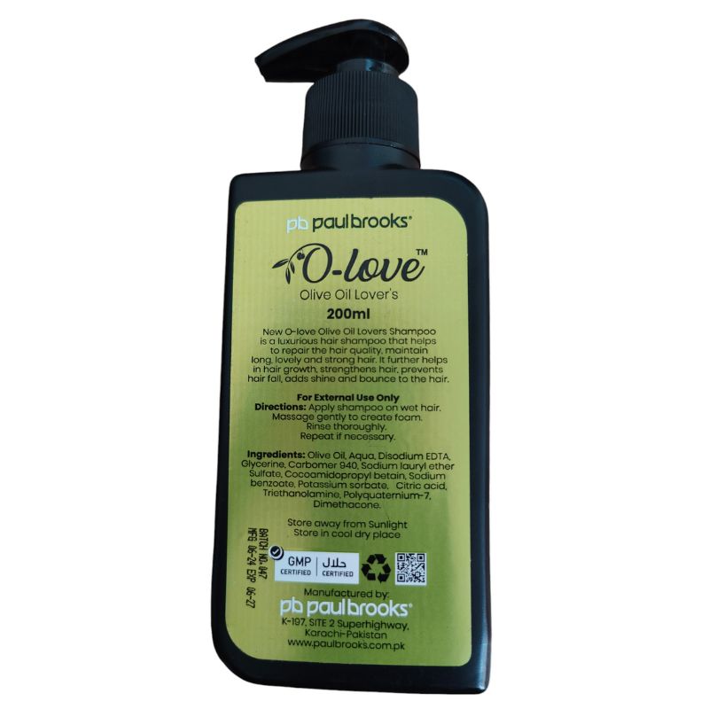 O Love Olive Hair Shampoo For All Type of Hairs
