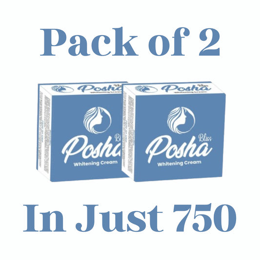 POSHA Bliss Whitening Cream Pack of 2