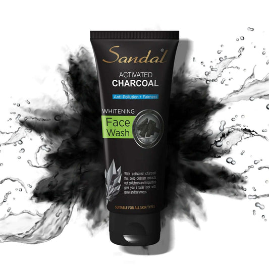 Sandal Activated Charcoal Face Wash