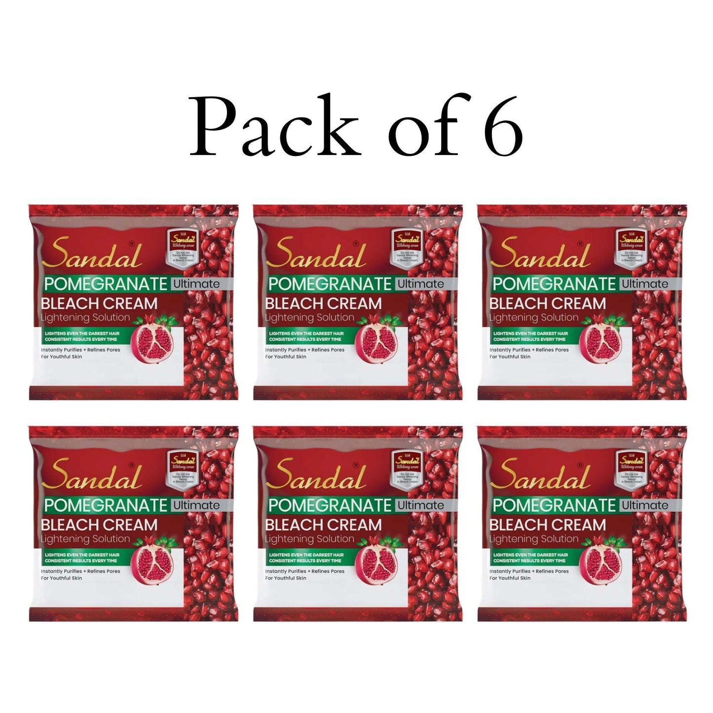 Sandal Pomegranate Ultimate Bleach Cream - Lightening Solution