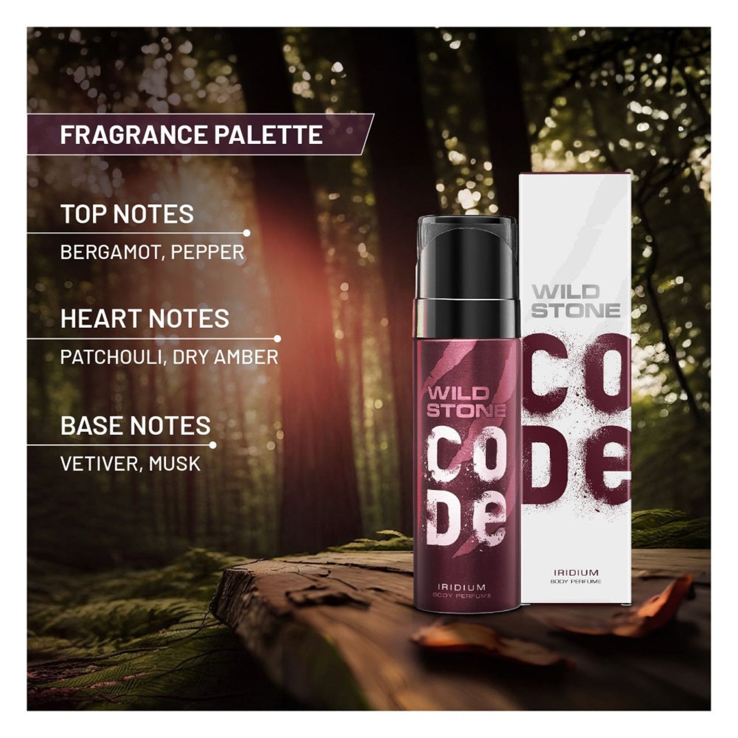 Wild Stone CODE Iridium Body Perfume