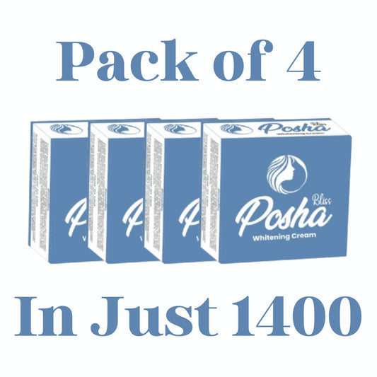Posha Bliss Whitening Cream Pack of 4