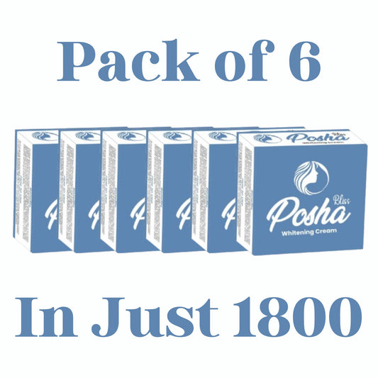 Posha Bliss Whitening Cream Pack of 6