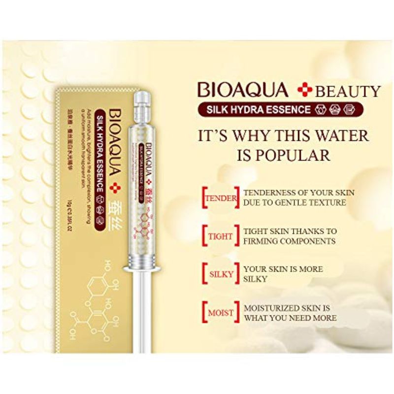 BIOAQUA Silk Protein Injection Serum Anti aging to Improve Skin's Elasticity