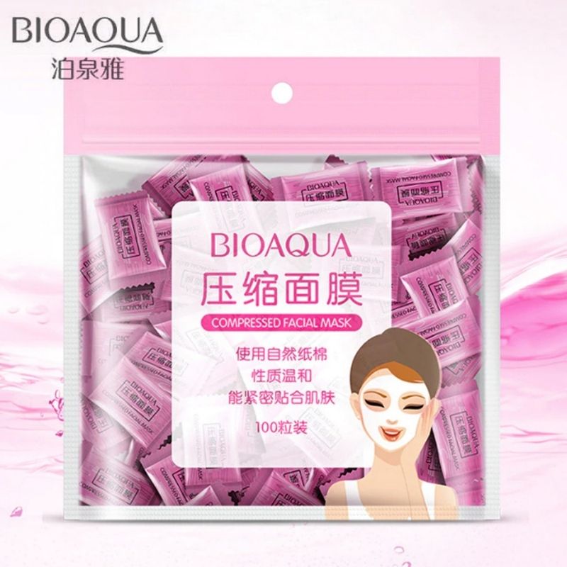BIOAQUA Compressed Facial Mask 25Pcs