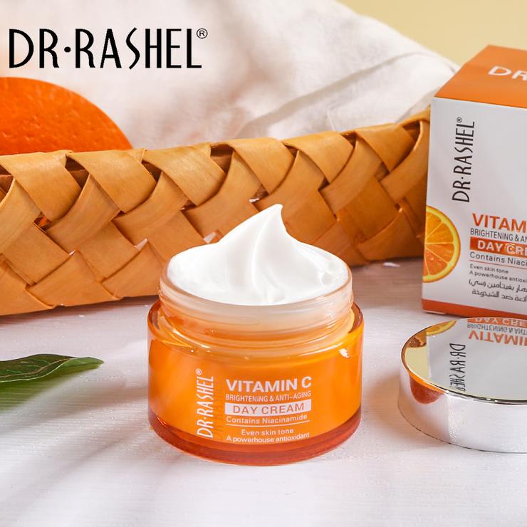 Dr Rashel Vitamin C Pack of 3 - Day & Night Cream + Facial Cleanser