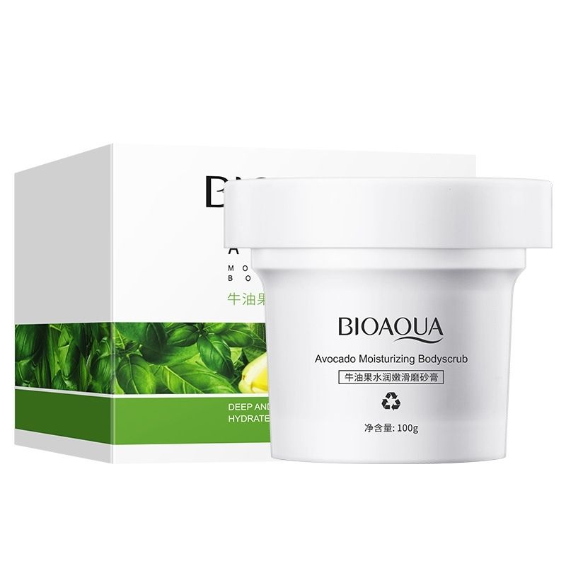 BIOAQUA Avocado Moisturizing Body Scrub for Superior Hydration