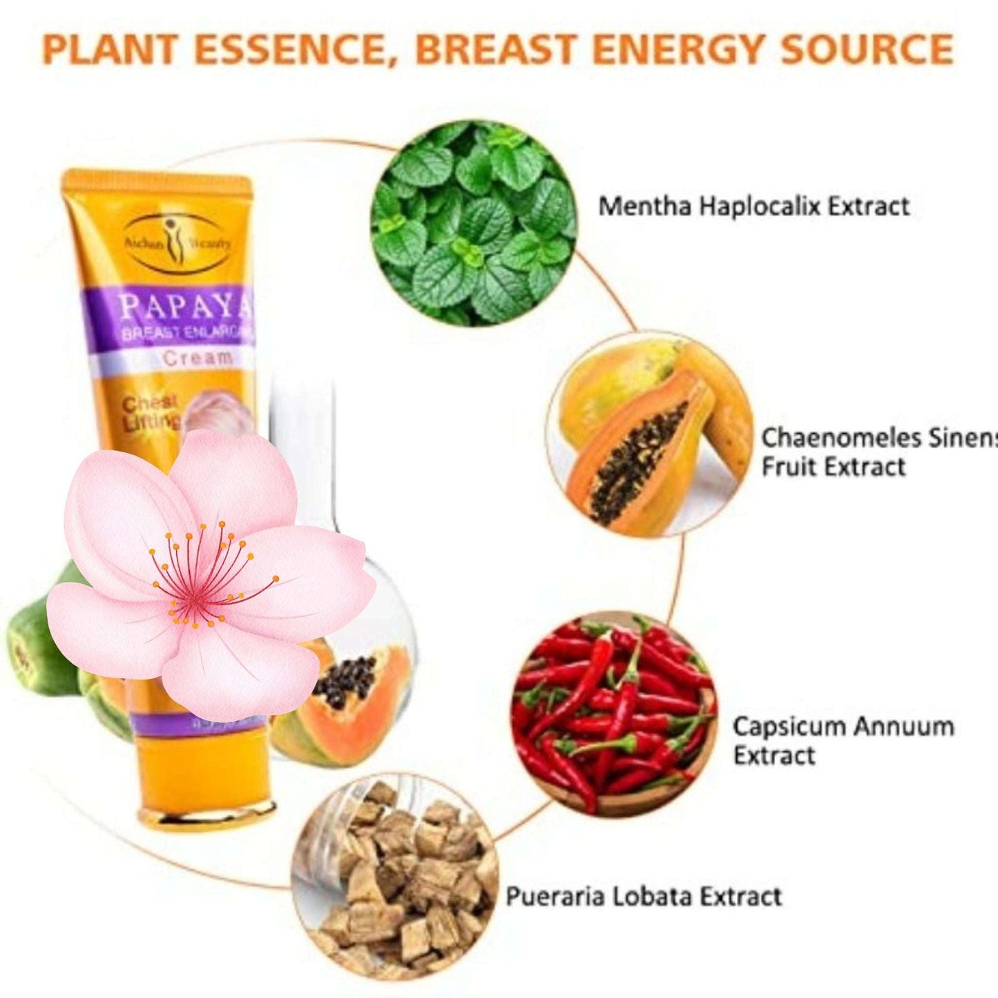 Aichun Beauty Papaya Breast Enlarging Cream for Firm Lift