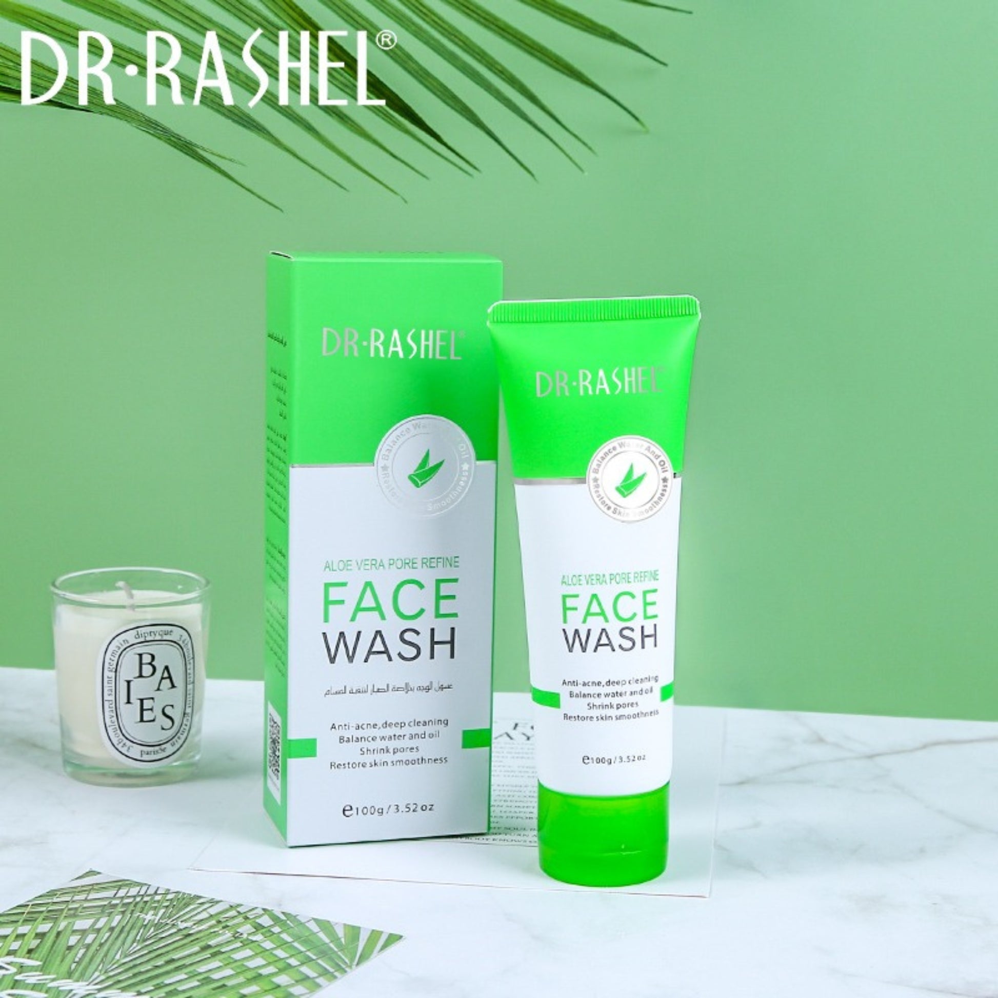 Aloe Vera Face Wash by Dr. Rashel - Pore Refining Cleanser 100g