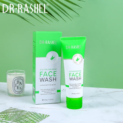 Aloe Vera Face Wash by Dr. Rashel - Pore Refining Cleanser 100g