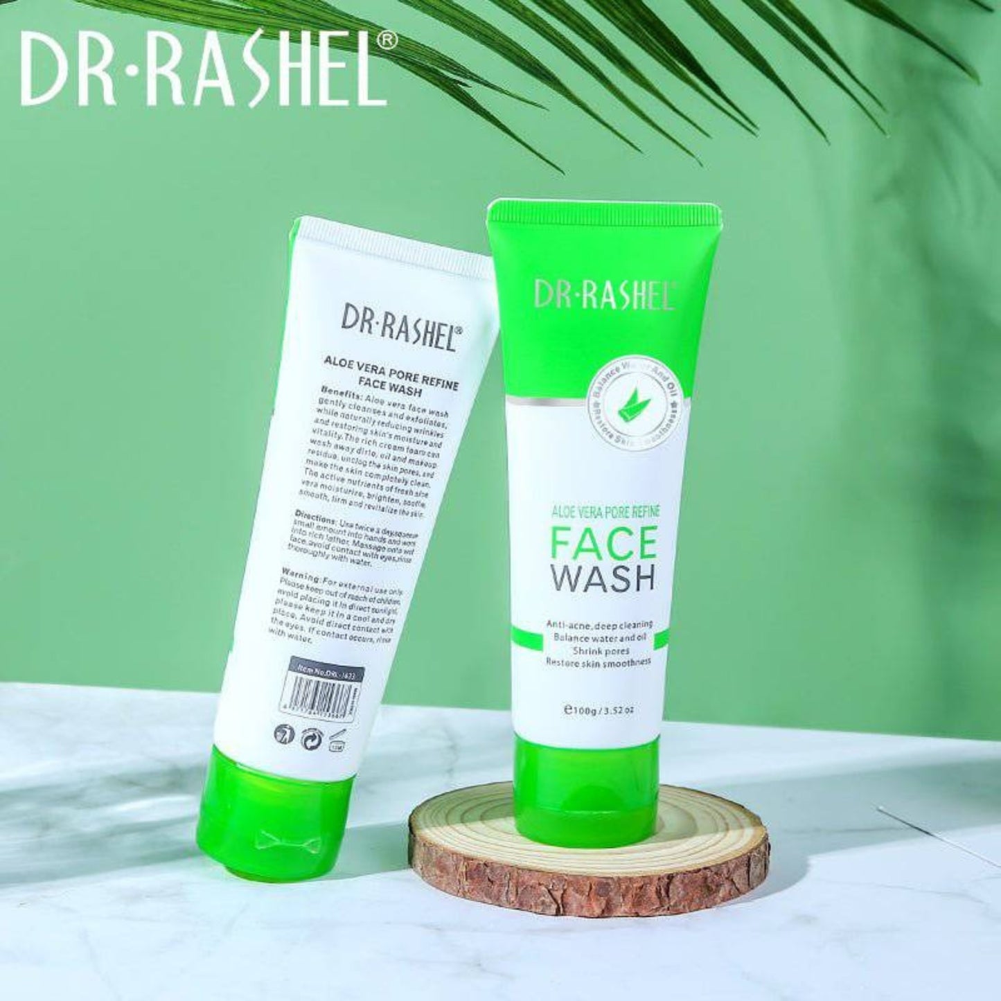 Aloe Vera Face Wash by Dr. Rashel - Pore Refining Cleanser 100g