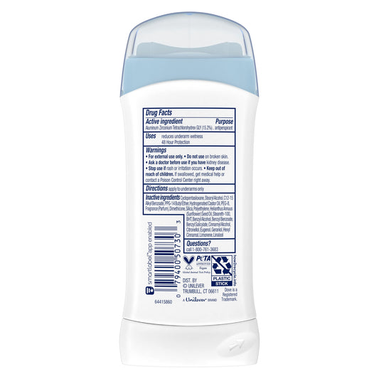 Antiperspirant Deodorant Stick by Dove - Original Clean