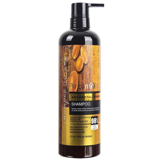 Keratin Hair  Argan Oil Anti Hair Fall & Renewal Shampoo - 900ml (XL)