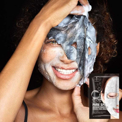 Bamboo Charcoal Bubble Face Mask Fight Acne and Wrinkles