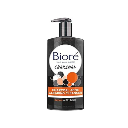 Biore Charcoal Acne Clearing Cleanser Free Your Pores