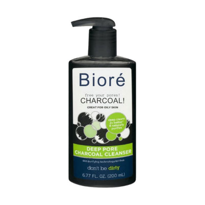 Biore Deep Pore Charcoal Cleanser great for oily skin