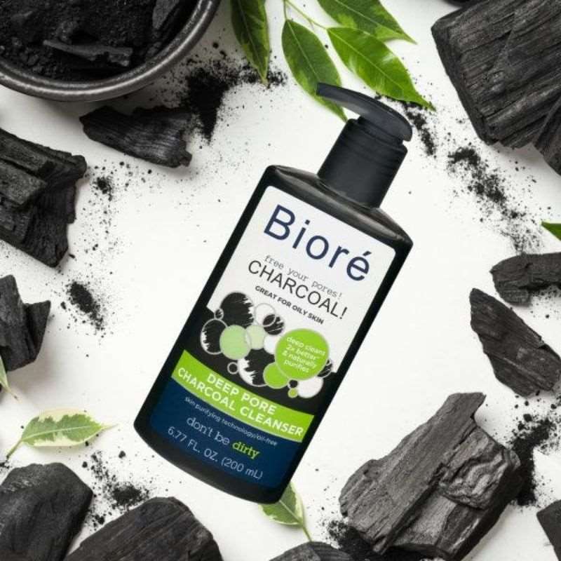 Biore Deep Pore Charcoal Cleanser great for oily skin