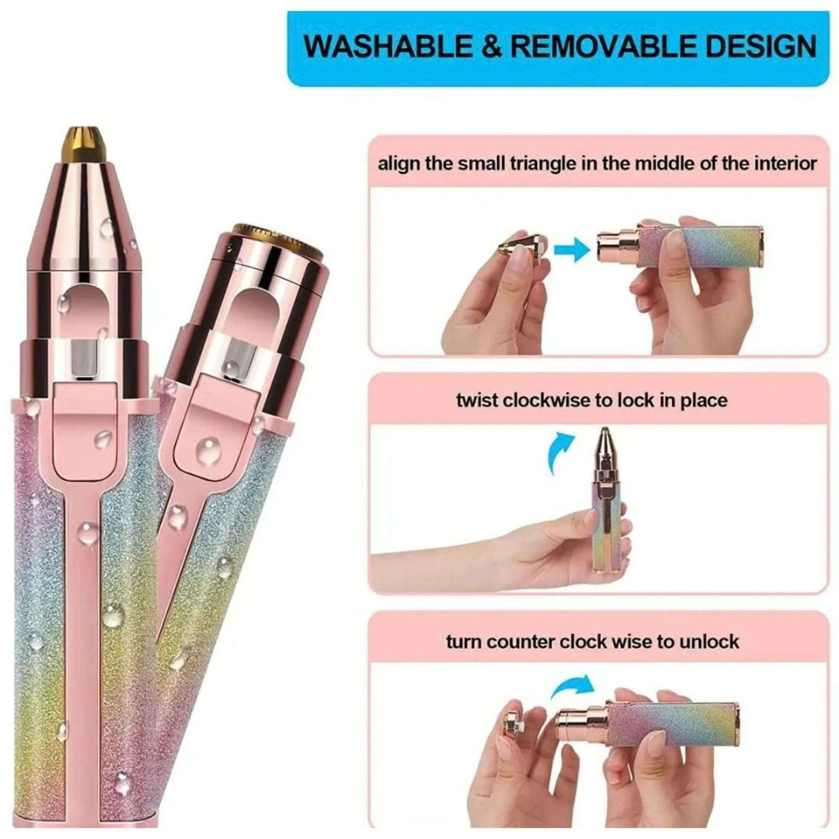 Blawless 2 in 1 Eyebrow & Facial Hair Remover