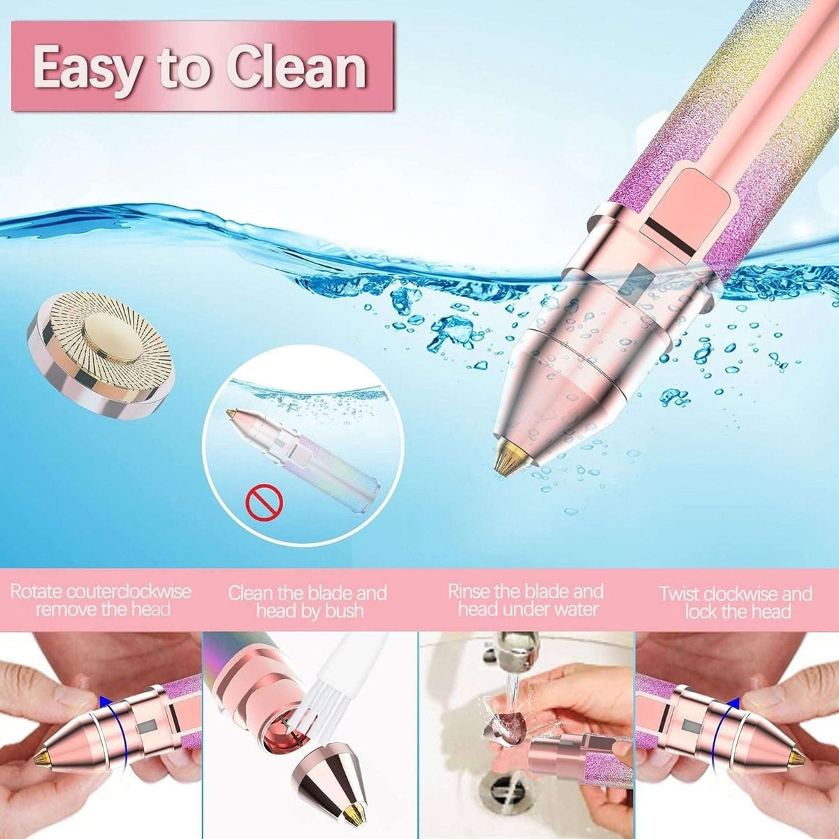 Blawless 2 in 1 Eyebrow & Facial Hair Remover