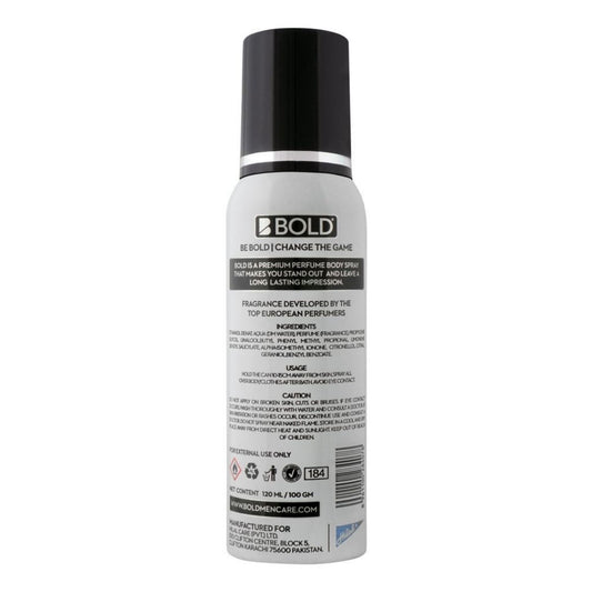 Bold Pure Perfumed Body Spray - 120ml