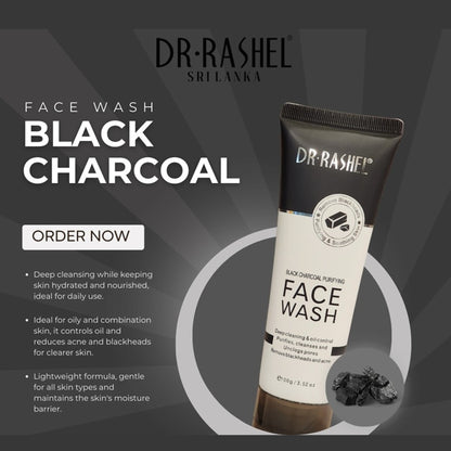 Charcoal Face Wash by Dr. Rashel - Purifying Cleanser 100g