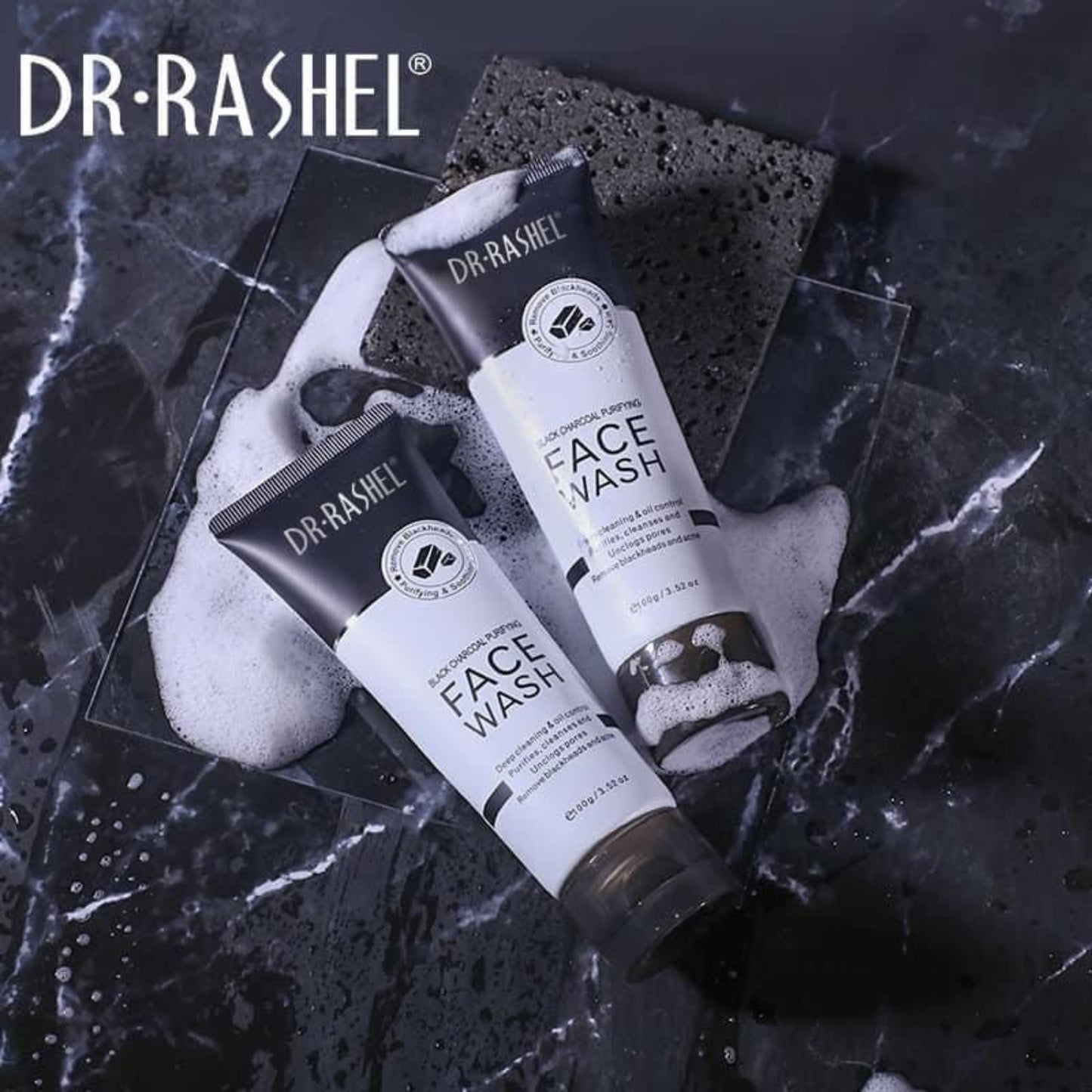Charcoal Face Wash by Dr. Rashel - Purifying Cleanser 100g