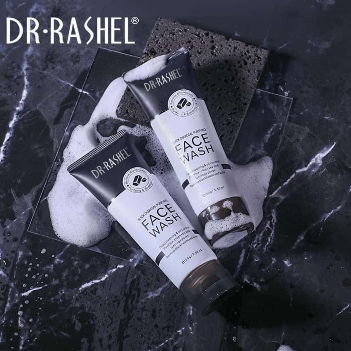 Charcoal Face Wash by Dr. Rashel - Purifying Cleanser 100g