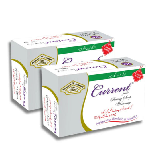 Current Whitening Beauty Soap Pack of 2 - Daily Face & Body Care