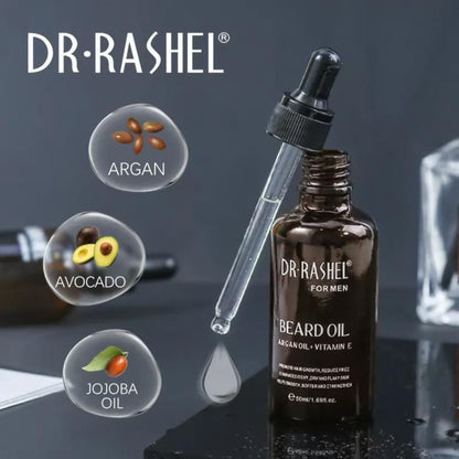 DR.RASHEL Beard Oil for Men - Stronger, Softer Beard Care