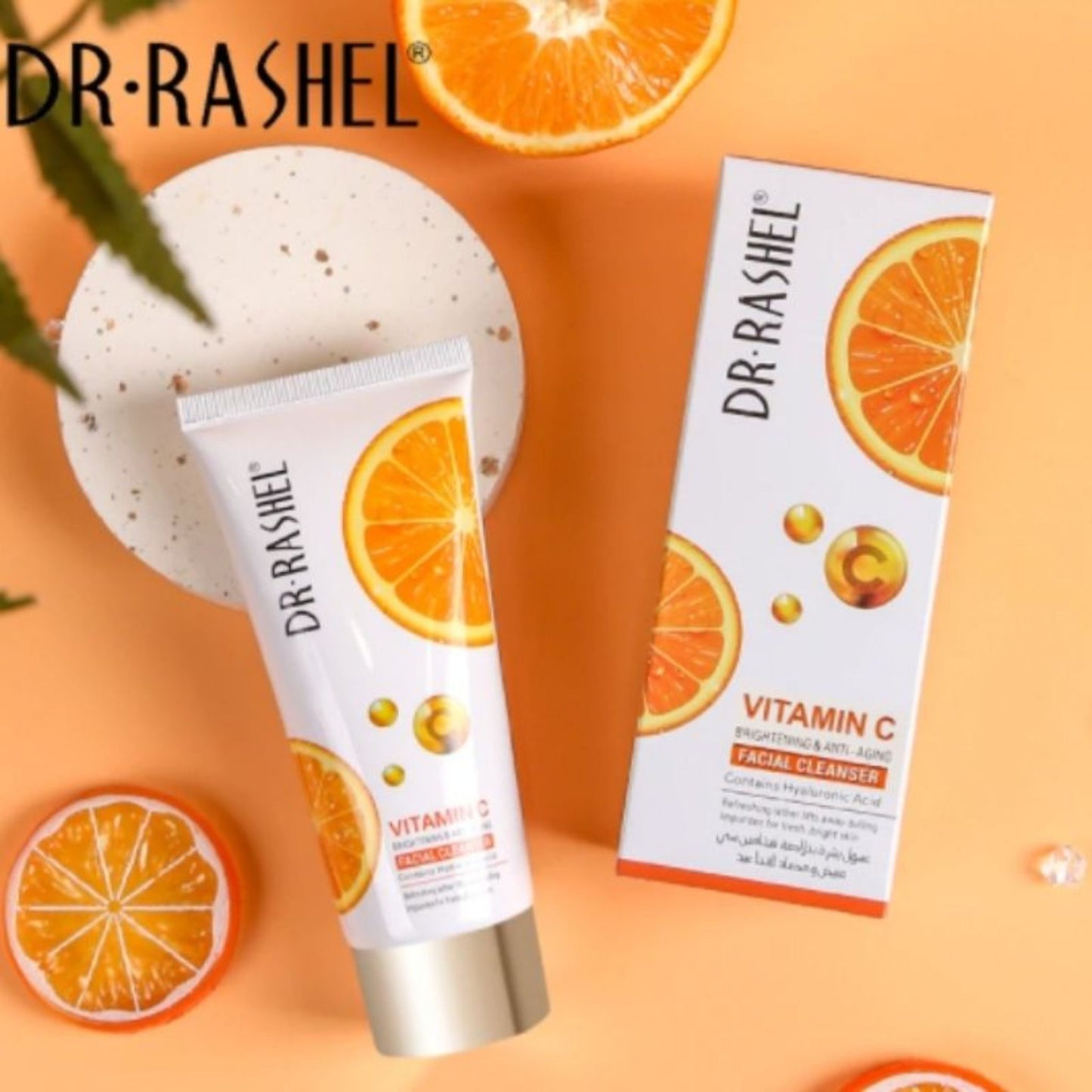 DR.RASHEL Vitamin C Facial Cleanser with Hyaluronic Acid
