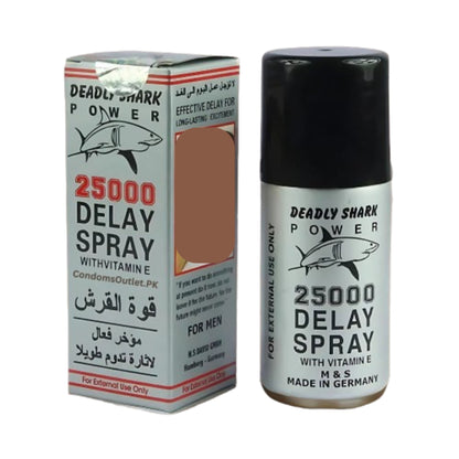 Deadly Shark Delay Spray Power 25000 With Vitamin E