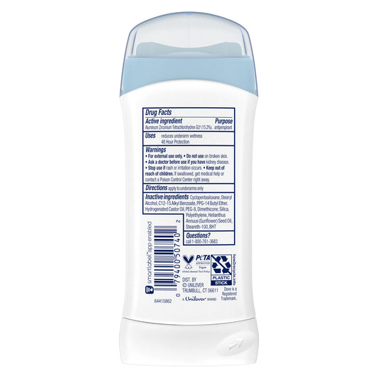 Deodorant Stick for Sensitive Skin by Dove - Antiperspirant