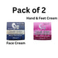 Double white Face Cream + Double White Hands & Feet Whitening Cream - Pack of 2