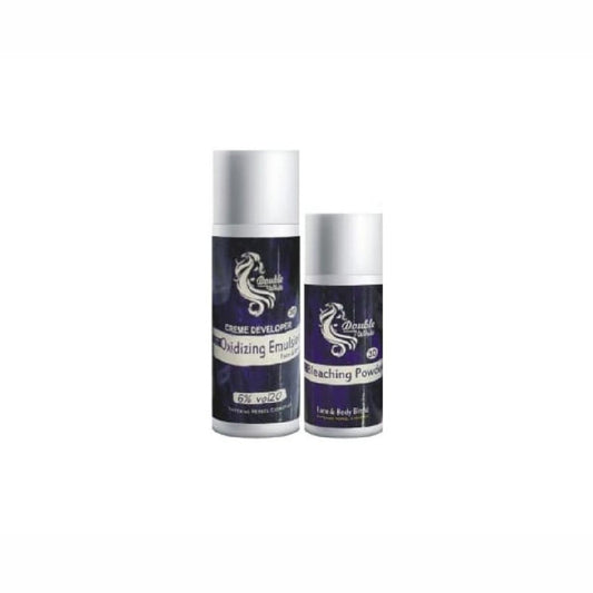 Double White Whitening Skin Polish with Developer & Blonder