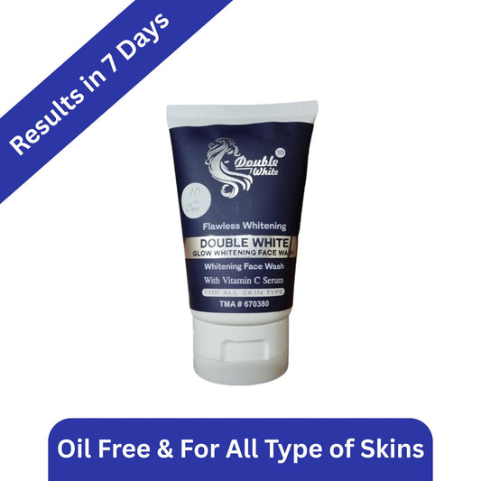 Double White Whitening Face Wash Anti Aging & Oil free