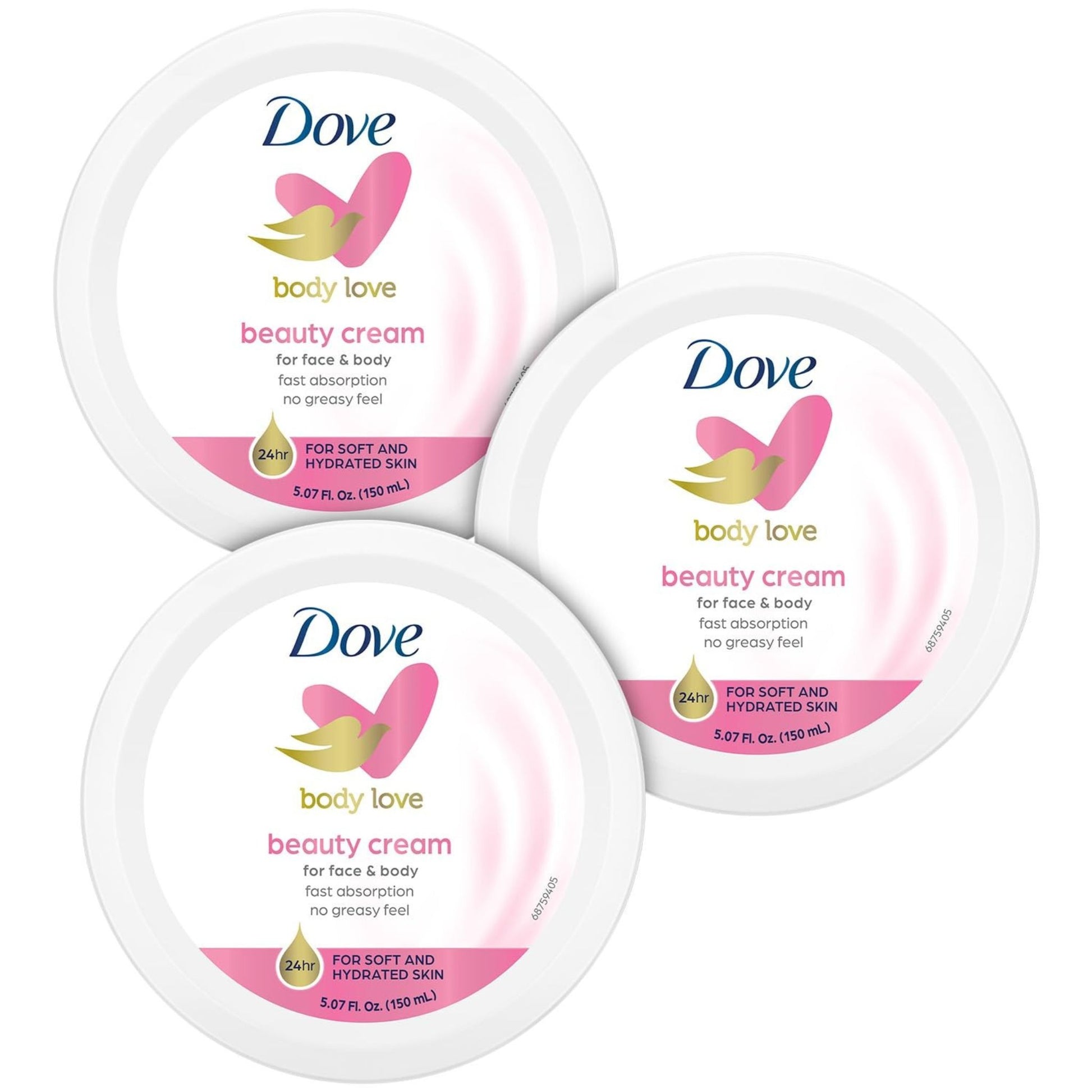 Dove Body Love Beauty Cream for Face & Body (150ml)