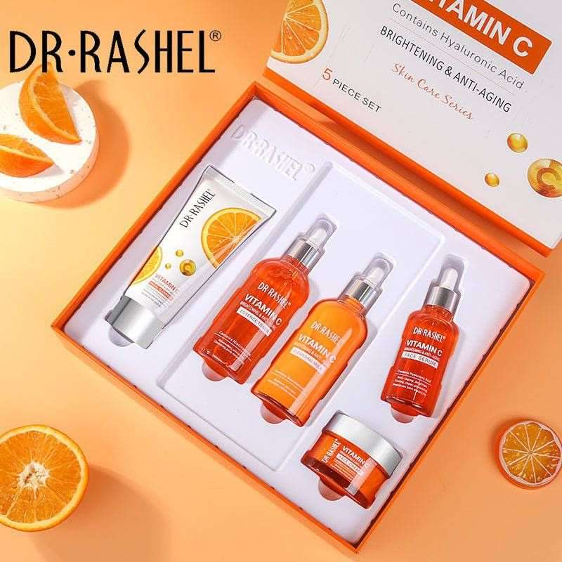 Dr Rashel Vitamin C Kit Contains Hyaluronic Acid Brightening & Anti Aging