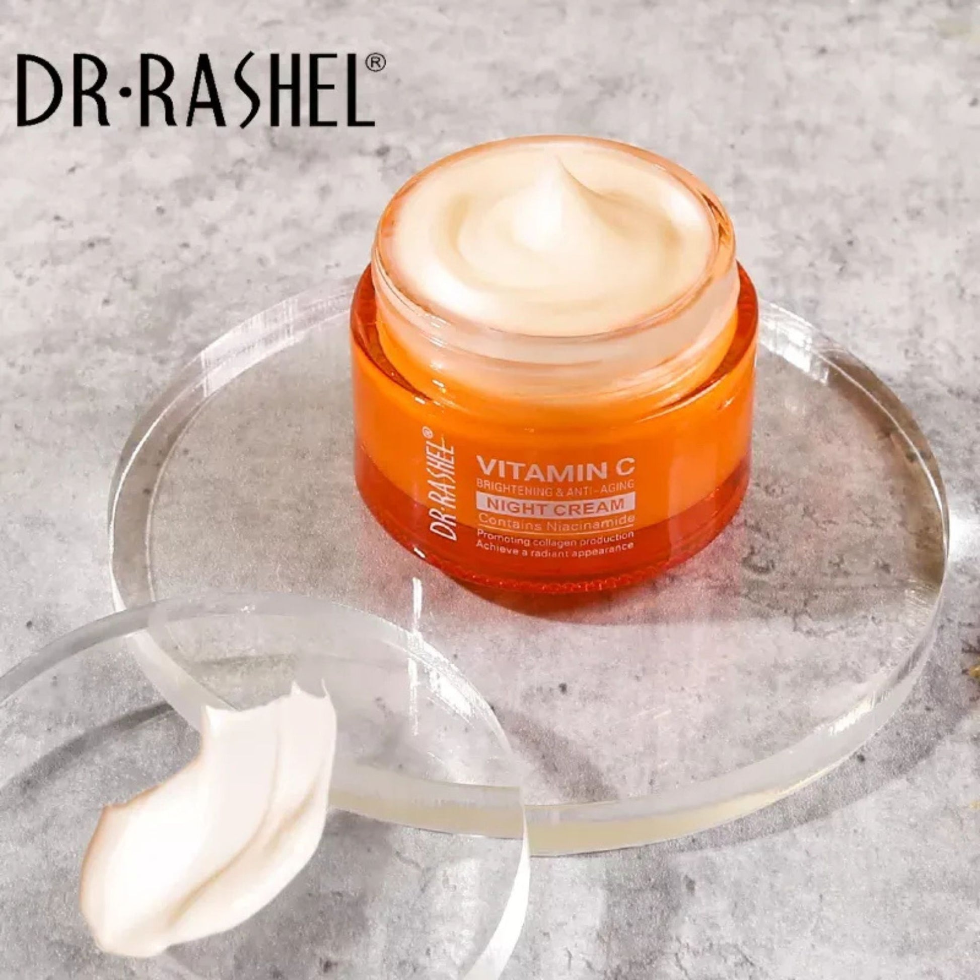 Dr Rashel Vitamin C Brightening and Anti-Aging Night Cream Jar