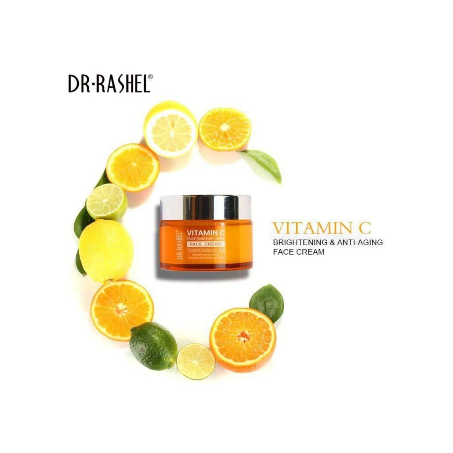 Dr Rashel Vitamin C Face Cream Jar for Deep Moisturizing