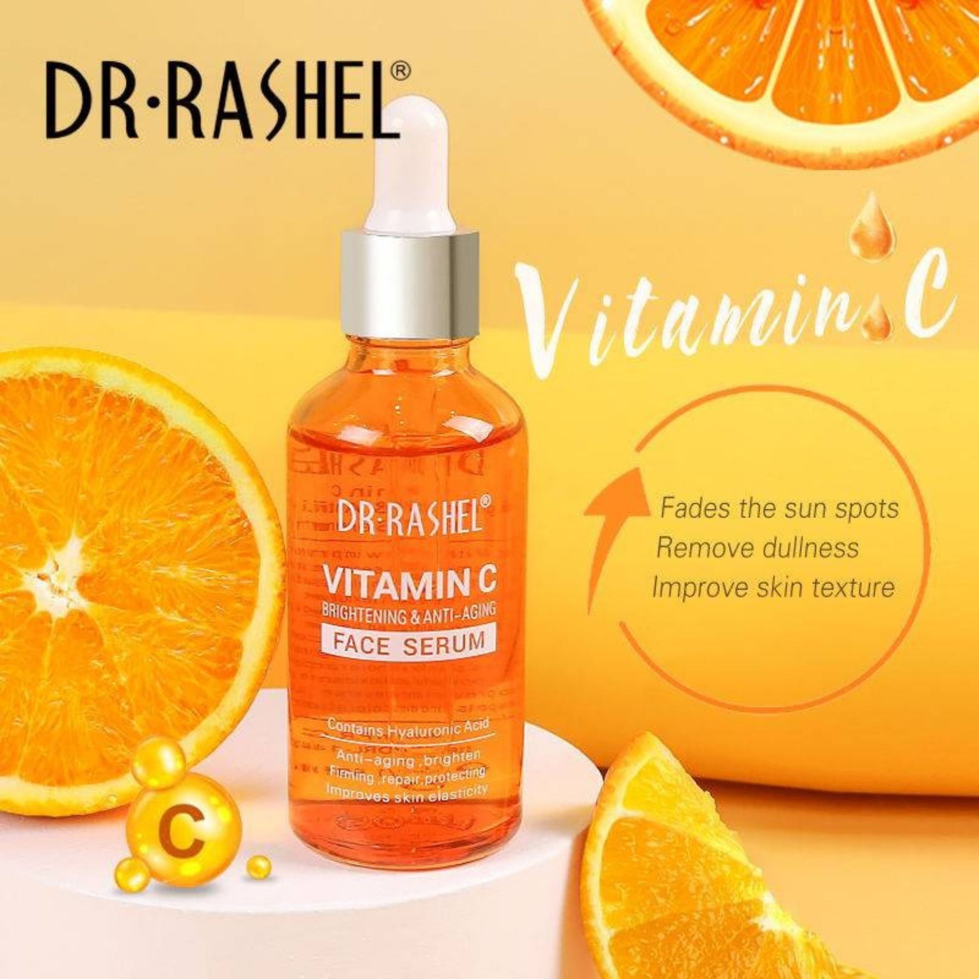 Dr Rashel Vitamin C Face Serum for Brightening and Anti-Aging
