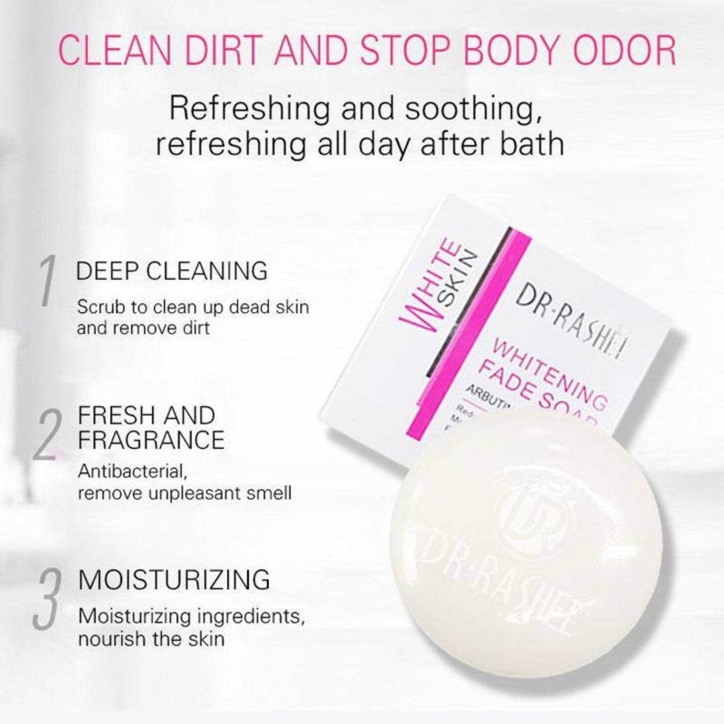Dr Rashel Whitening Fade Soap for Reducing Dark Spots and Scars