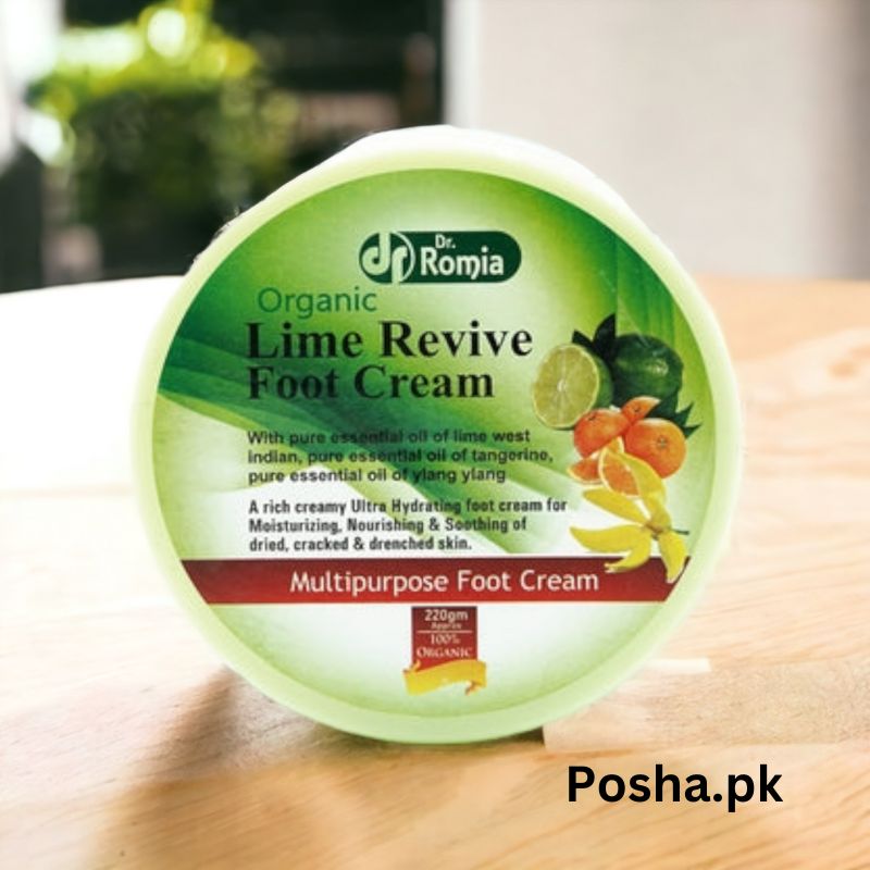 Dr Romia Hand And Foot Cream Organic Lime Revive