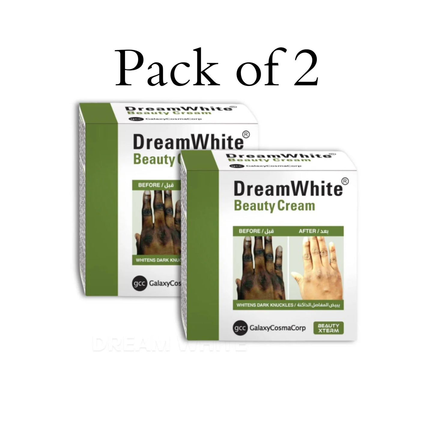 Dream White Beauty Cream Pack of 2 - Face, Hands & Body Care