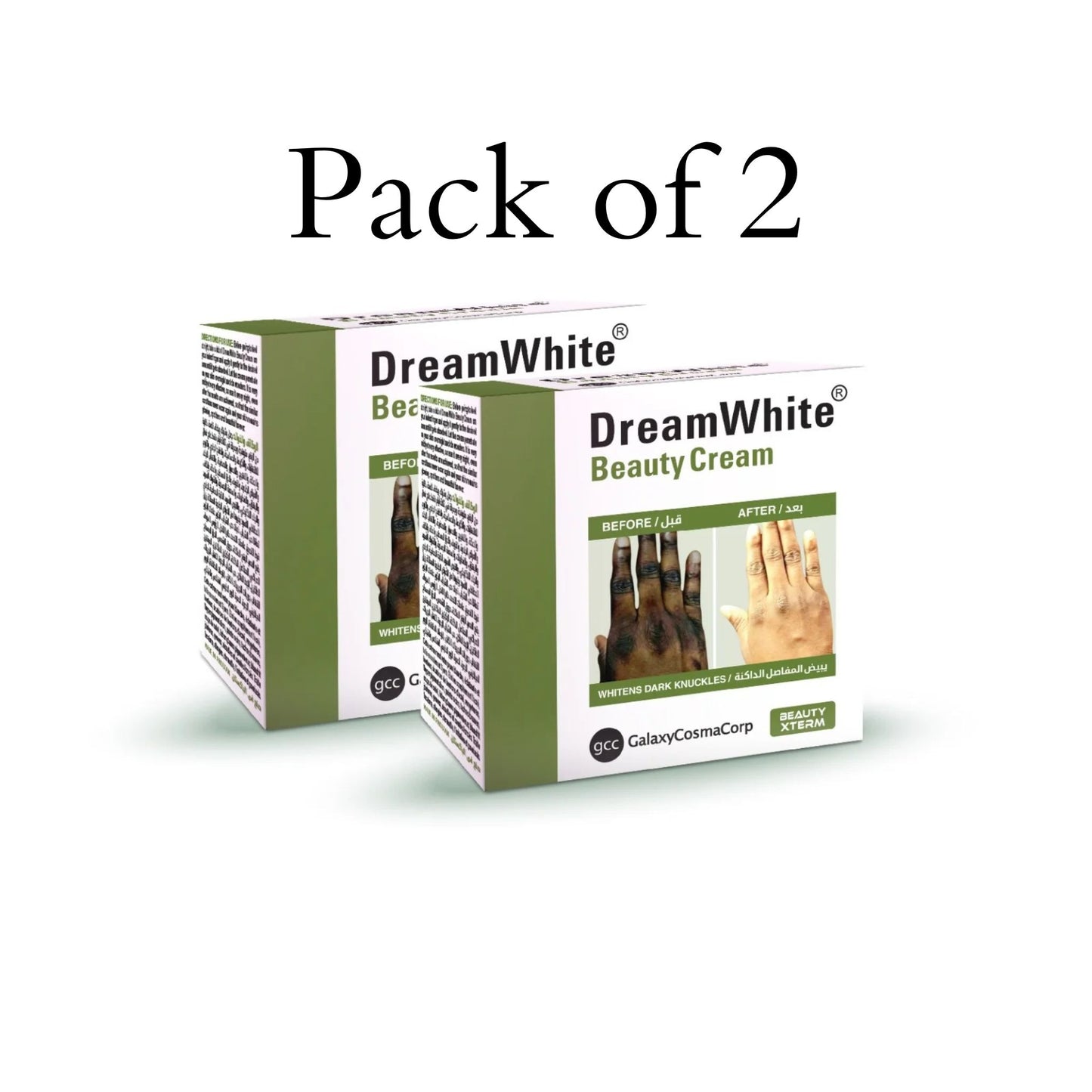 Dream White Beauty Cream Pack of 2 - Face, Hands & Body Care